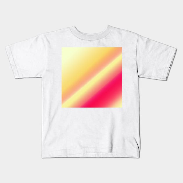 yellow pink abstract texture Kids T-Shirt by Artistic_st